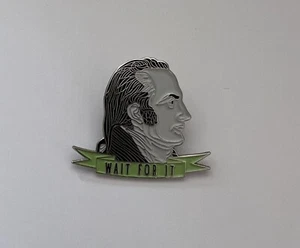 Aaron Burr Soft Enamel Pin Serious Business Wait For It Hamilton - Picture 1 of 3