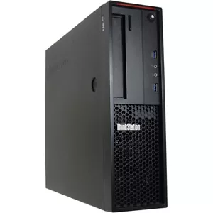 Lenovo i5 Desktop Computer PC SFF 8GB RAM 250GB HDD Windows 10 Home Wi-Fi - Picture 1 of 5