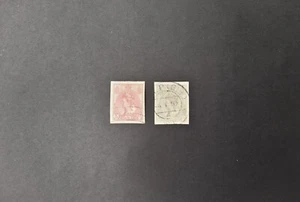 Países Bajos - Reina Guillermina 1923 (sin perforar) - hermosos sellos usados - Imagen 1 de 2