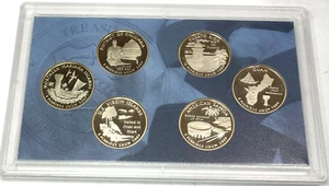 2009 S Proof Quarter Set DC & US Territories 6 Coins 25 Cent Somoa, DC, Guam + - Picture 1 of 4