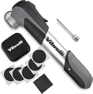 Mini Bike Pump - Presta & Schrader Bicycle Pump - 120 PSI Tire Pump for Road & - Picture 1 of 6