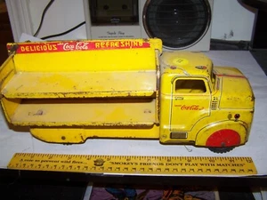 Vintage Marx COCA COLA delivery truck toy-pressed steel-no bottles - Picture 1 of 7