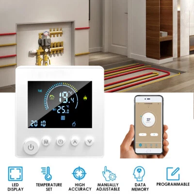 Raumthermostat Wifi LCD Digital Thermostat Fußbodenheizung Wandheizung 3A/16A - Bild 1 von 4