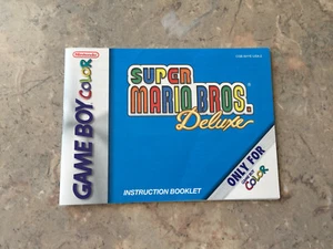 Super Mario Bros. Deluxe Nintendo Game Boy Color *******Solo manual - Imagen 1 de 2