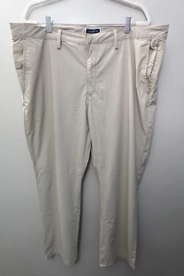 Pantalones de golf Club Room caqui para hombre talla 40x30 frente plano informales pantalones de vestir Foto 1 de 4