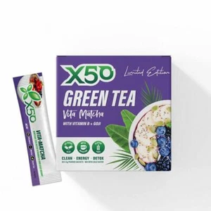 GREEN TEA X50 VITA MATCHA ACAI 60 SRV // WEIGHT LOSS DETOX ENERGY ANTIOXIDANT - Picture 1 of 1