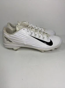 Nike Lunar Vapor Pro Metal Men's Baseball Cleats Style 683895-100 White Size 13 - Picture 1 of 7