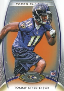 2012 Topps Platinum Orange Refractor Tommy Streeter RC #149 BALTIMORE RAVENS🏈 - Bild 1 von 1