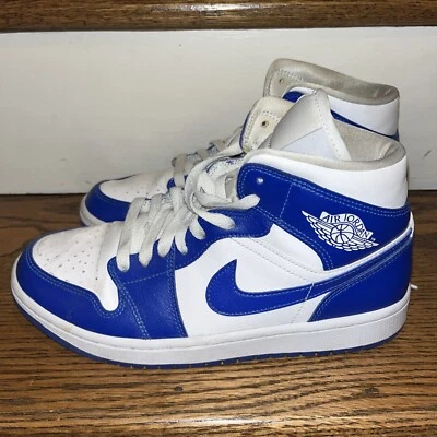 Talla 8 - Air Jordan 1 Mid Kentucky Azul W Foto 1 de 4