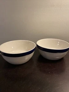 GIBSONS SET DI DUE CIOTOLE CON AMPIA FASCIA BLU - Foto 1 di 4