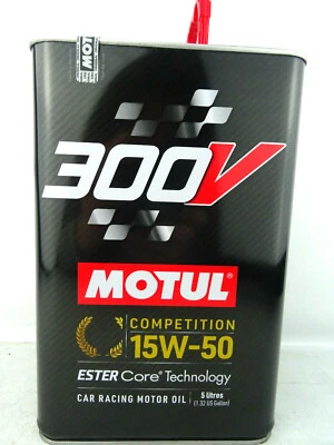 Motul 300V Competition Motoröl 15W50 5Liter Öl 15W-50 Motorsportöl Rennsport Öl