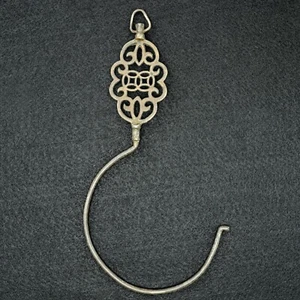 Chinese Metal Pot Hook with Openwork 19th Century - Picture 1 of 4