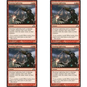 4 x HOMING LIGHTNING NM Gatecrash mtg Red - Instant Unc - Picture 1 of 1