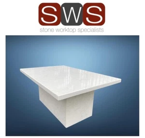 Bespoke Solid Marble Quartz Coffee Table - Picture 1 of 3