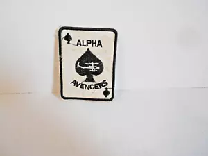 Patch - 101st AIRBORNE - ALPHA AVENGERS - Ace of Spades - Vietnam-B1 - Picture 1 of 1