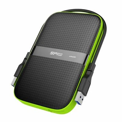 Silicon Power 2TB Rugged Portable External Hard Drive Armor A60, Shockproof USB - Image 1 of 4