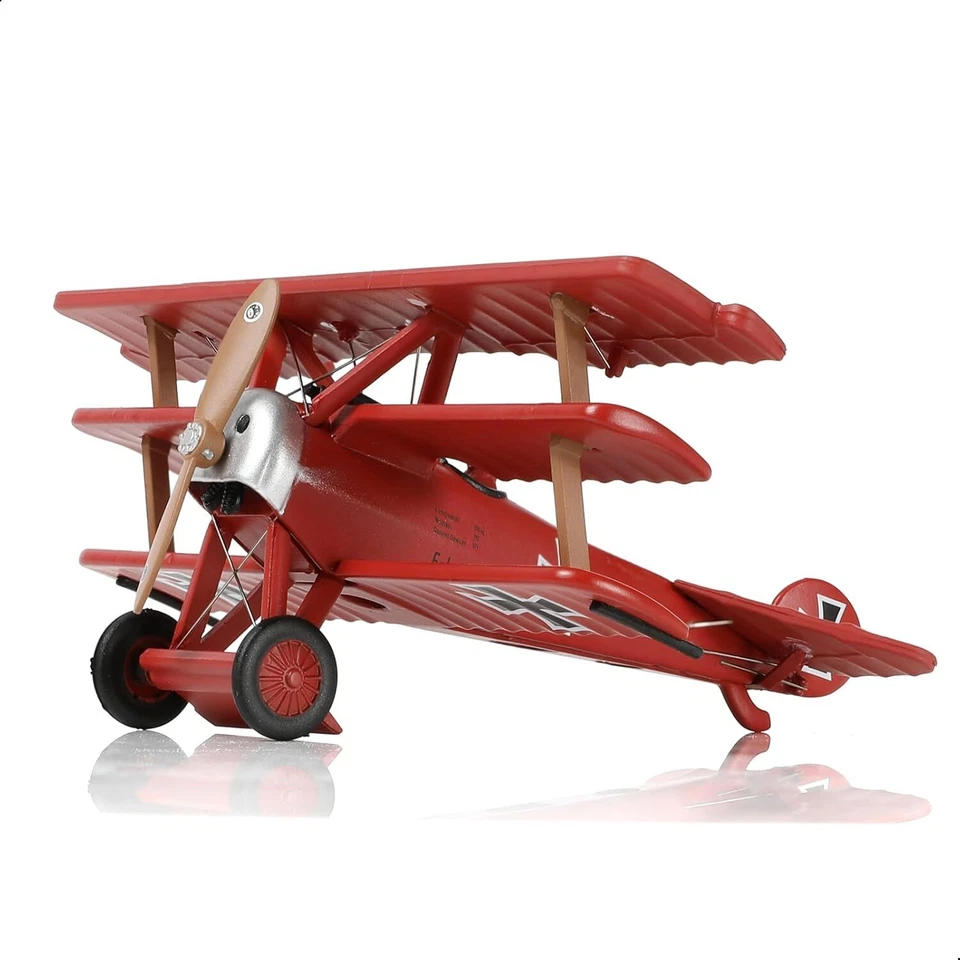 NUOTIE 1/72 Fokker Dr.1 Red Baron World War I Fighter Alloy Metal Die-cast - Image 1 of 4