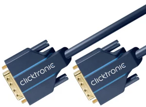 Clicktronic Casual DVI-D Verbindungskabel (Dual Link 24+1, Full HD, WQXGA, 2m) - Bild 1 von 6