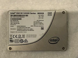 Intel SSD DC S3500 2.5" 480GB 600GB 800GB SATA 6Gb/s - Picture 1 of 7