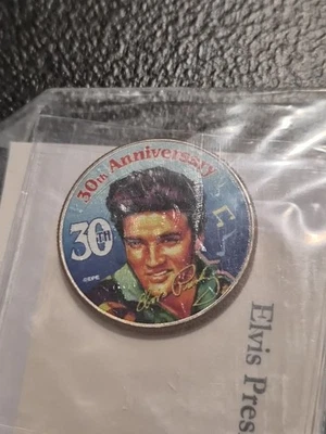 Elvis Presley Mystic Stamp 2002 Tennessee Quarter Sized 25Th Anniversary - Image 1 of 3
