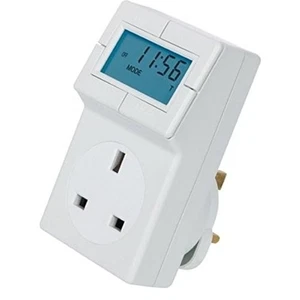 Termostato digital enchufable Stat con temporizador programable 24 horas - Timeguard TRT05 - Imagen 1 de 13