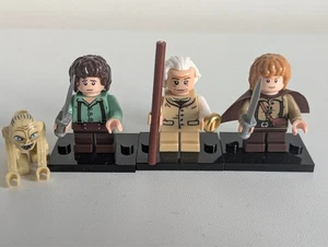 Hobbits (Bilbo, Frodo, Sam) Minifiguren aus Herr der Ringe + Gollum - Bild 1 von 5