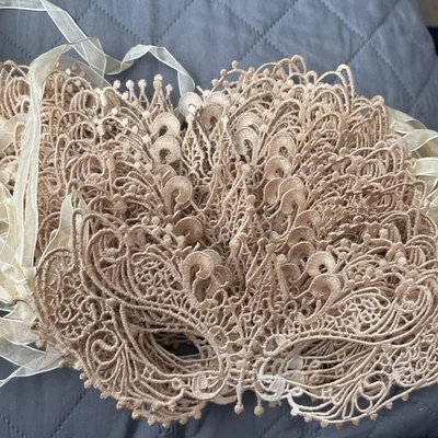 Lace Mask Masquerade Eye Face Eyemask Women Party Halloween Lot 24 - Image 1 of 4