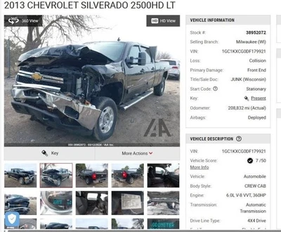 Speedometer Cluster MPH US Market Fits 07-14 SILVERADO 2500 PICKUP 4256380 Foto 1 de 4