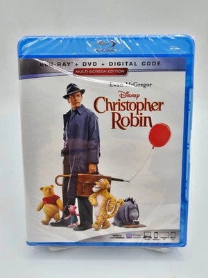 Christopher Robin (Blu-ray, 2018) Brand New & Factory Sealed Foto 1 de 4