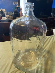Vintage 5 Gallonen Dick Glas Krug Carboy Fermenter/Home Brew Flasche 20"x12" Italien. - Bild 1 von 10