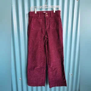 GAP Purple Corduroy Pants Classic Straight-Leg - Picture 1 of 9