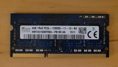 Hynix 4GB (1 x 4GB) PC3L-12800S(DDR3-1600) Memory (HMT451S6BFR8APB) - Image 1 of 2
