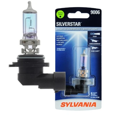 SYLVANIA 9006 SilverStar Halogen Bulb – Brighter High/Low Headlight (1PC) - Image 1 of 4