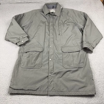 Vintage Ll Bean Jacket Mens Extra Large Wool Lined Parka Barn Chore Coat - Image 1 of 4