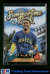 2024 Topps Chrome #SITP-7 Julio Rodríguez Summertime in the Park - Picture 1 of 2