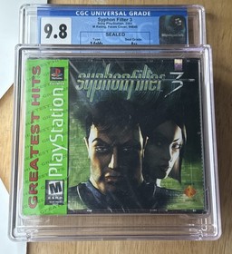Syphon Filter 3 PS1 Factory Sealed GRADED CGC 9.8 A++ Playstation 1 NEW! Rare!