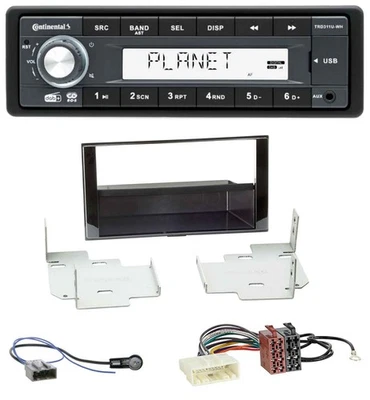 Continental MP3 AUX USB DAB 1DIN Autoradio für Nissan Micra, Note (ab 2013) - Bild 1 von 4