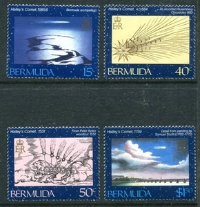 Bermudas 478-481, MNH, $11,50. Michel 467-470. Halley's Comet, 1985. x11633 - Imagen 1 de 1