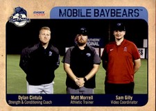 2018 Mobile BayBears Choice #30 Dylan Cintula CO Matt Morrell TR Sam Gilly Card