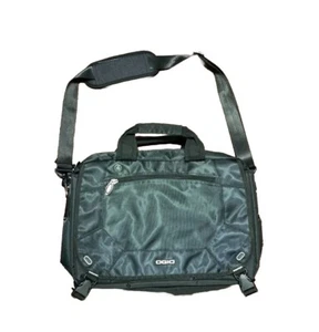 Ogio Multi Zip Messenger Laptop Borsa Nera Utilità Viaggio Stoccaggio Tasche 18"x12" - Foto 1 di 13
