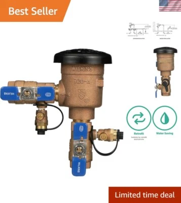 Zurn Wilkins 34-720A 3/4" Pressure Vacuum Breaker - Reliable Backsiphonage Pr... - Image 1 of 4