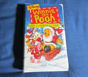 Disney Winnie The Pooh and Christmas Too Movie VHS Tape - Picture 1 of 6