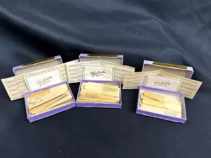 Clarinete Vandoren Vintage Cañas Bb Rígidas 5 - 3 Cajas Abiertas (36 Cañas) - Francia - Imagen 1 de 7