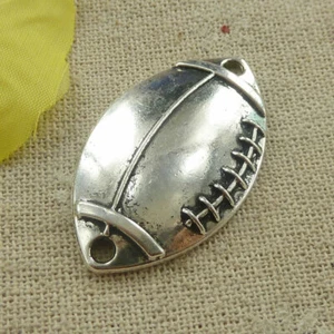 Envío Gratis 34 piezas Conectores Rugby Plata Tibetana 39x23mm L-4676 - Imagen 1 de 4