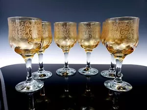 Cristalleria Fumo Set di bicchieri calici italiani - fatti e incisi a mano - Foto 1 di 20