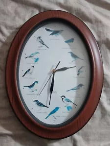 Vintage Bird Clock Battery Operated Different Bird Sound Each Hour - Picture 1 of 3