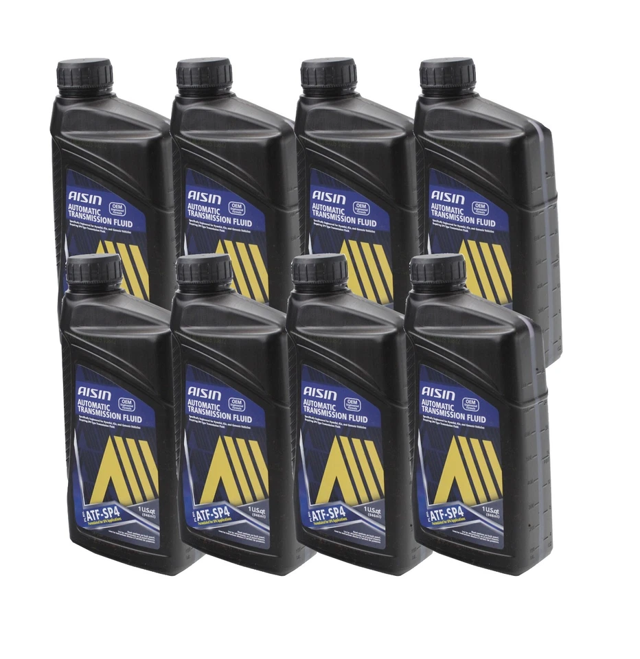 Aisin Set of 8 Auto Trans Fluids ATFSP4 for Hyundai Accent Elantra Kia Forte - Image 1 of 1