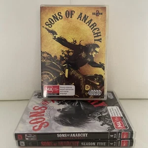 Sons of Anarchy Seasons 2 3 5 Dvd Region 4 AU NZ Latin America Great Discs - Picture 1 of 8