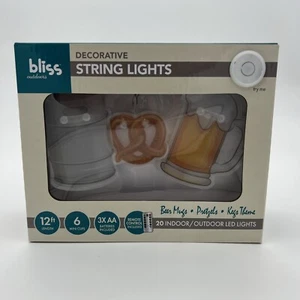 Led Lights Indoor Outdoor Bliss 20 LED Battery Operated (🍺 & 🥨 & KEGS) - Picture 1 of 6