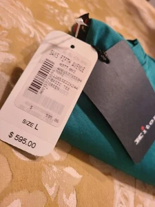 $600 Mens KITON Limited Edition Cotton T-Shirt Green Large Authentic - Picture 1 of 10